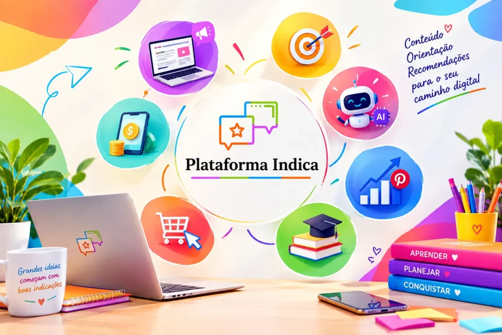 Plataforma Indica, ecossistema de conteúdo, estratégias, ferramentas e recomendações para o digital